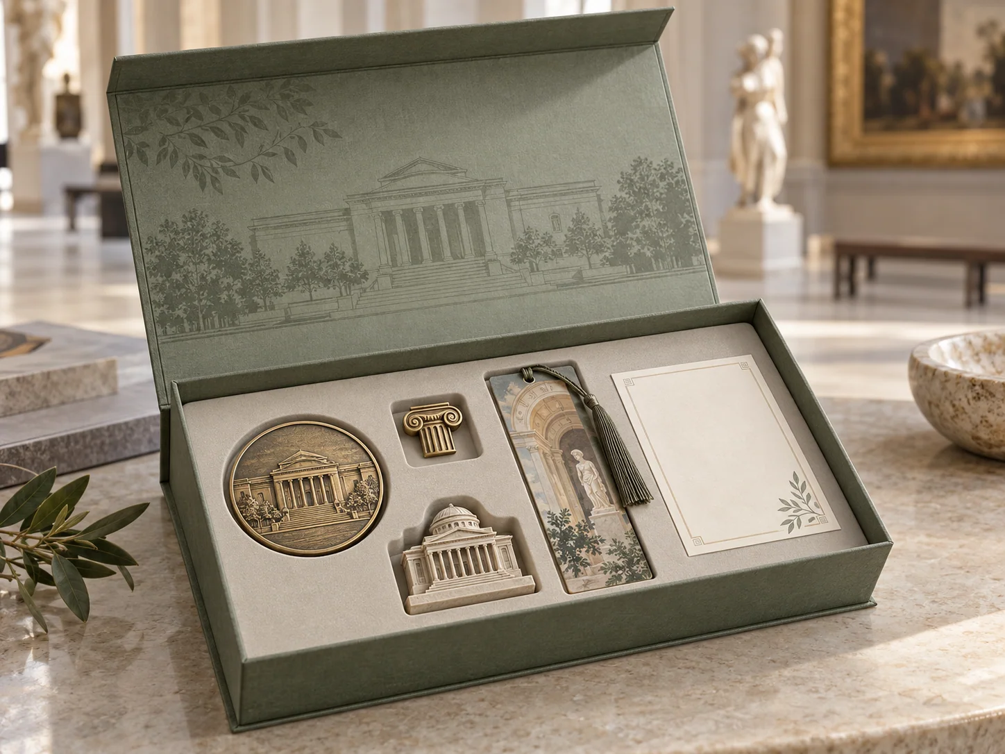 Gift Sets format for custom museum merchandise