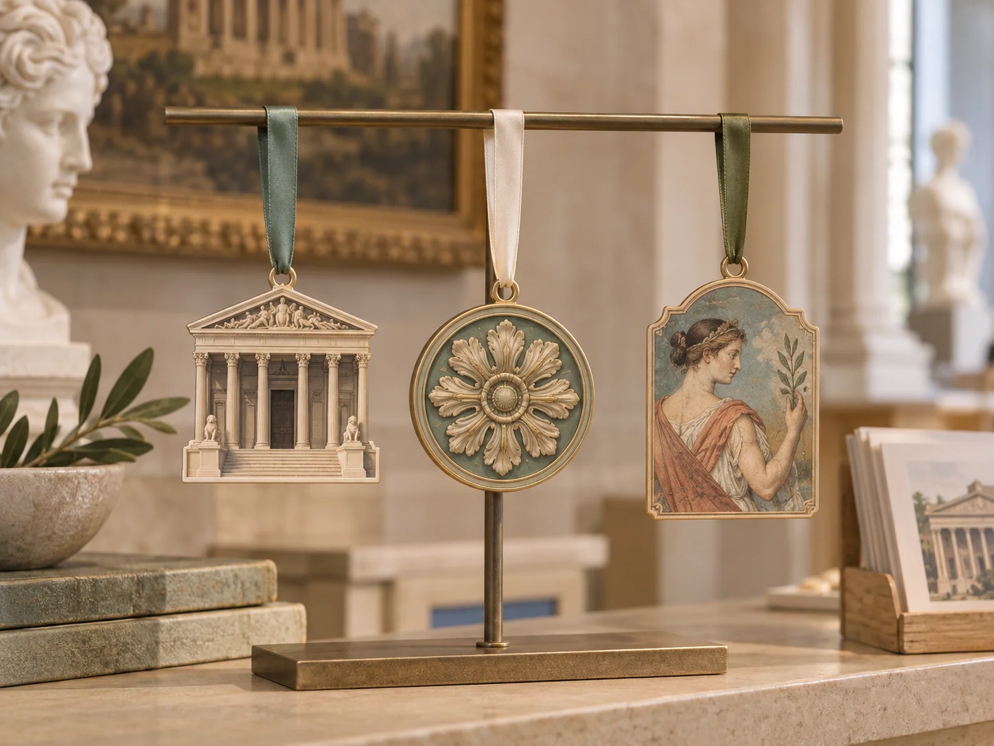 Ornaments format for custom museum merchandise