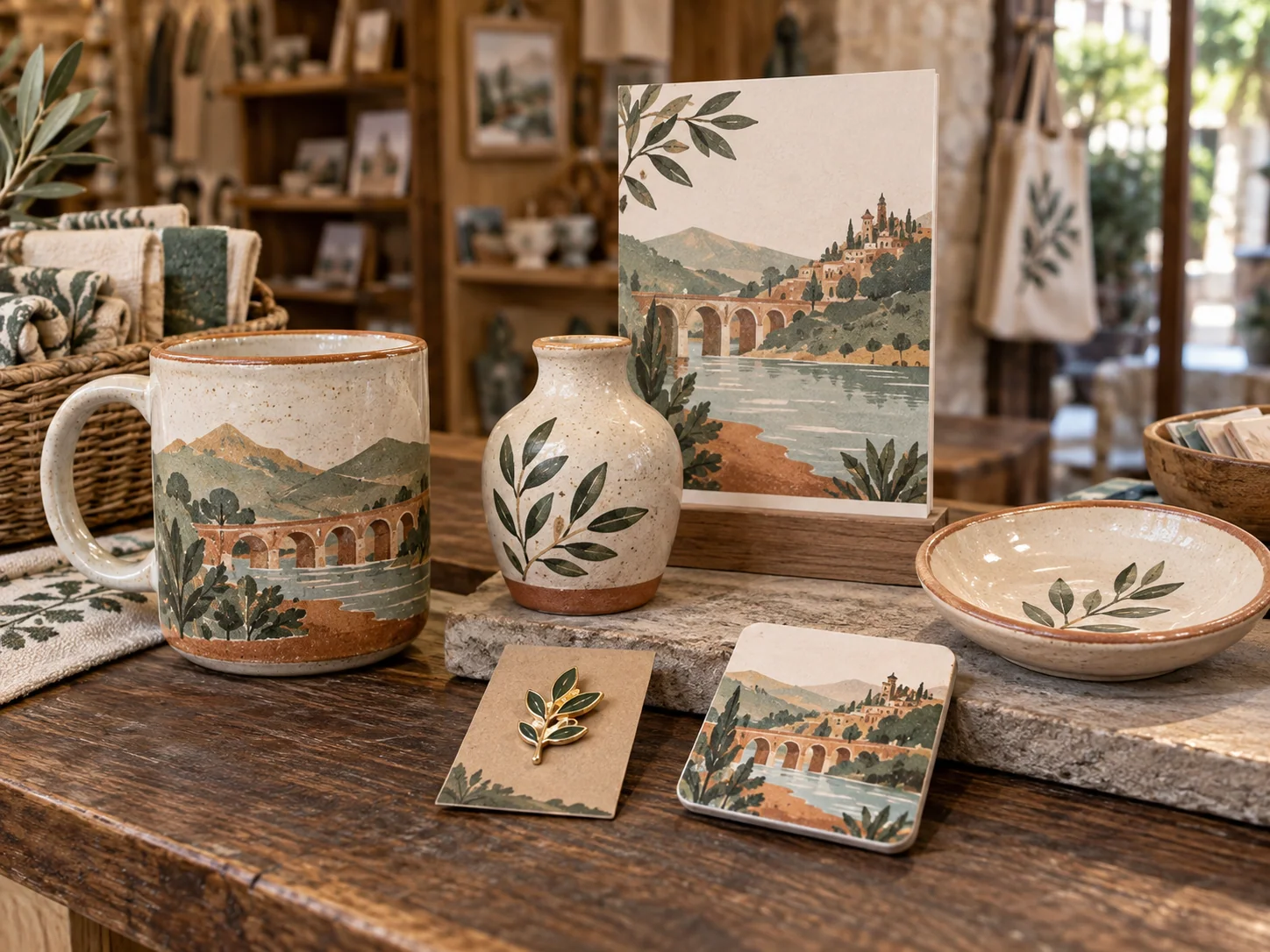 Heritage keepsakes inspired by local pottery, architecture and regional stories