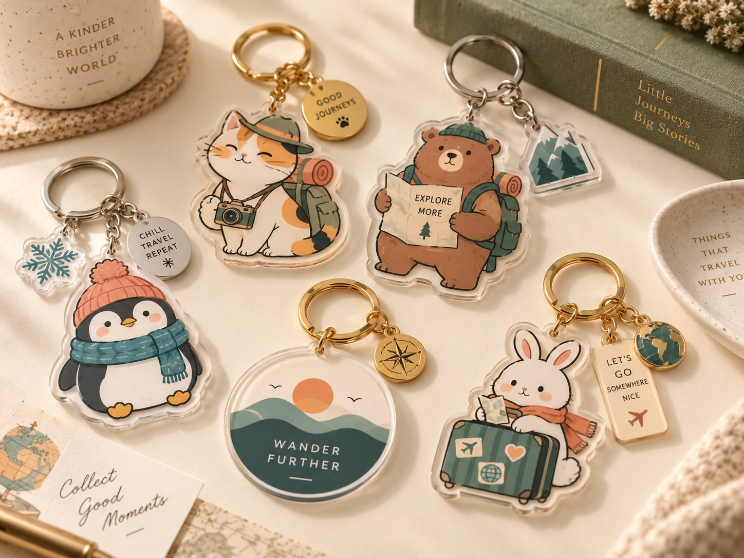 Character acrylic charms