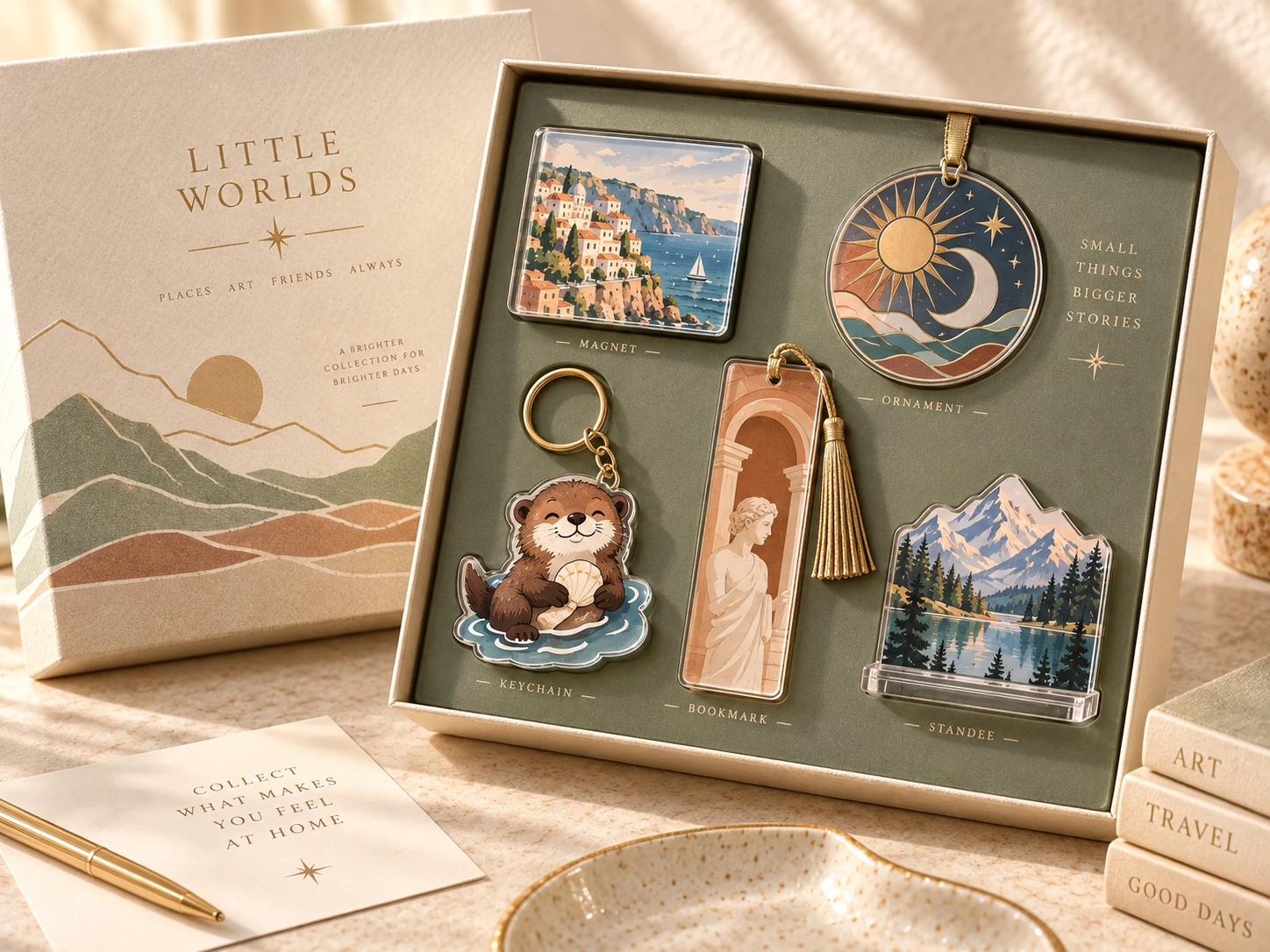 Acrylic gift set reference