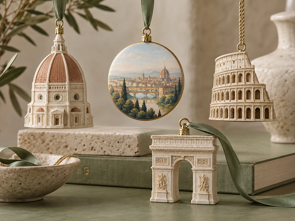 Destination landmark ornament collection