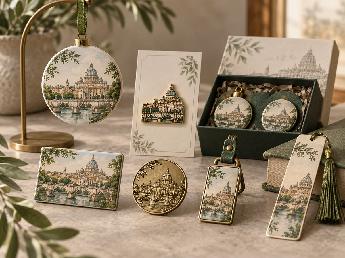 One destination theme extended across multiple coordinated merchandise formats